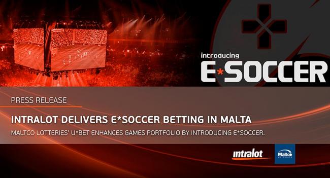  INTRALOT ofrece apuestas E*SOCCER en Malta