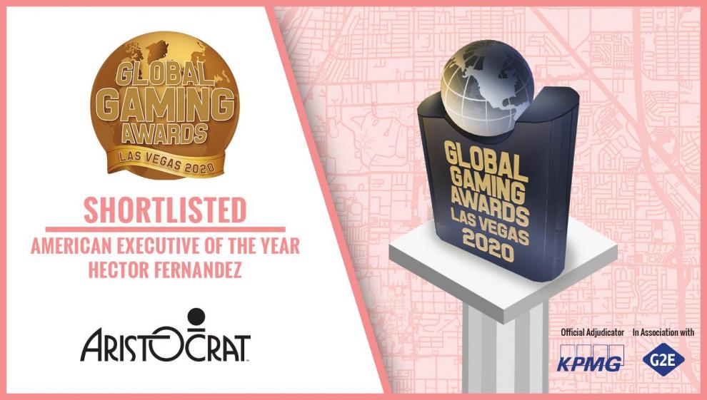 El presidente de Aristocrat Americas, a los Global Gaming Awards