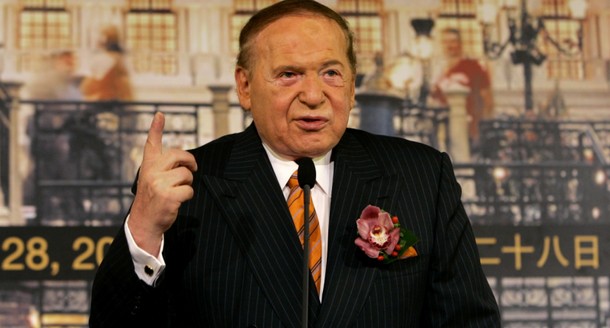 SHELDON ADELSON suffers a drop in income of 97% in the Second Quarter