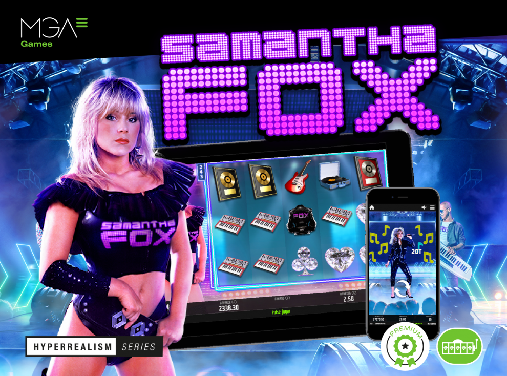 Samantha Fox ya está aquí de la mano de MGA Games