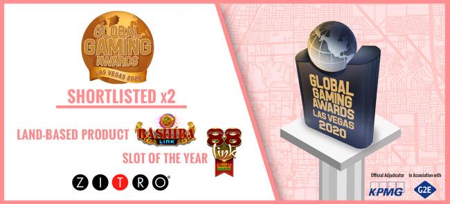 ZITRO RECIBE 2 NOMINACIONES PARA LOS GLOBAL GAMING AWARDS LAS VEGAS 2020