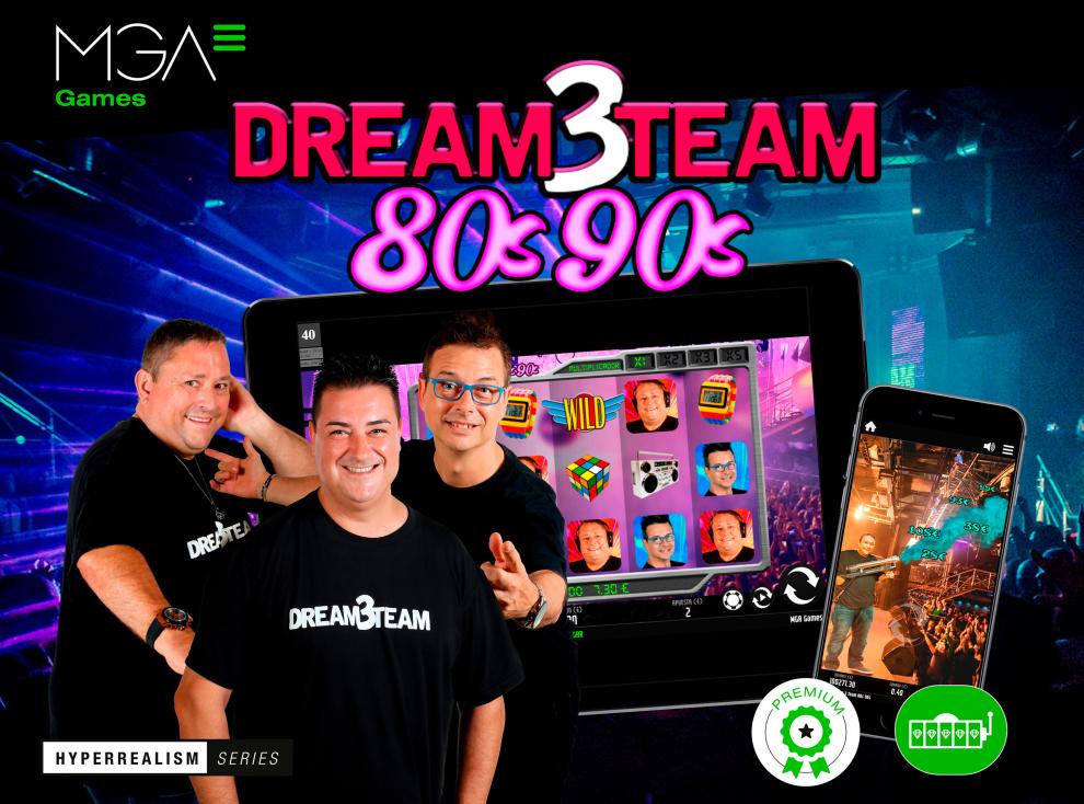 The party never stops with the new DREAM3TEAM casino slot by MGA Games (VIDEO)