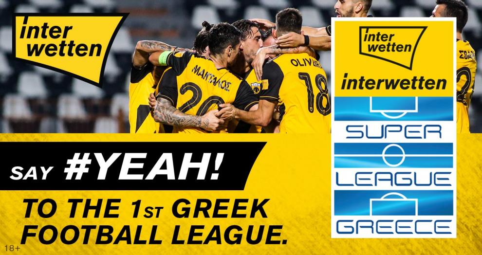  Interwetten será patrocinador principal de la Superliga griega hasta el 2023