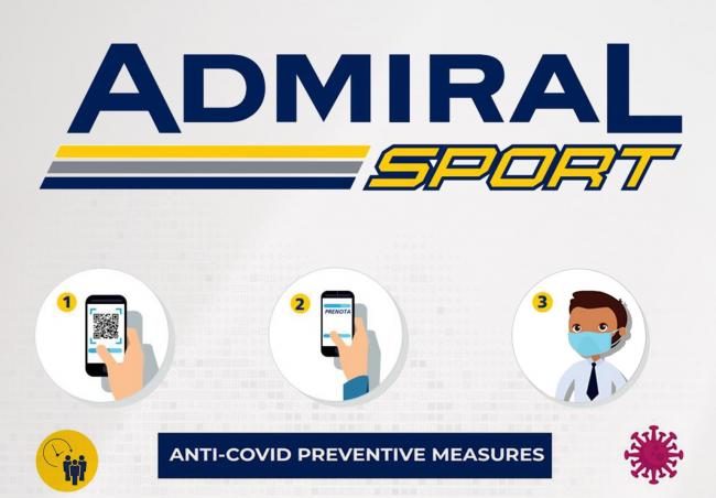  Italy: Admiral Sport increases security measures thanks to the use of its free app