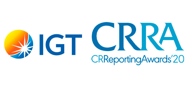 IGT, reconocida como la única compañía del sector del juego finalista en 2020 CR Reporting Awards en el área de sostenibilidad
