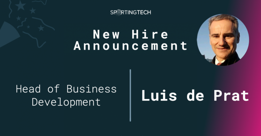 Luis de Prat has been appointed as the new Head of Business Development at Sportingtech