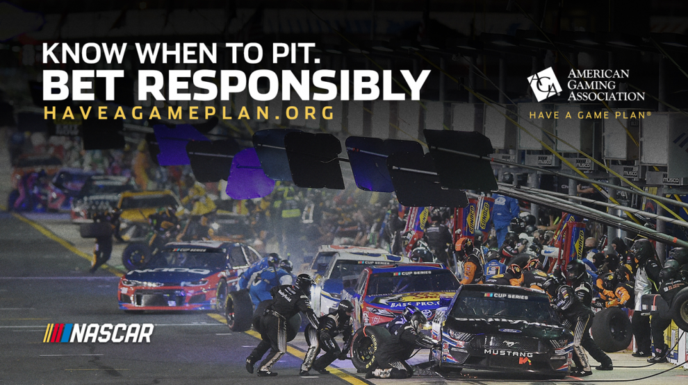  NASCAR se asocia con AGA en la campaña 'Tenga un plan de juego' para promover el juego responsable