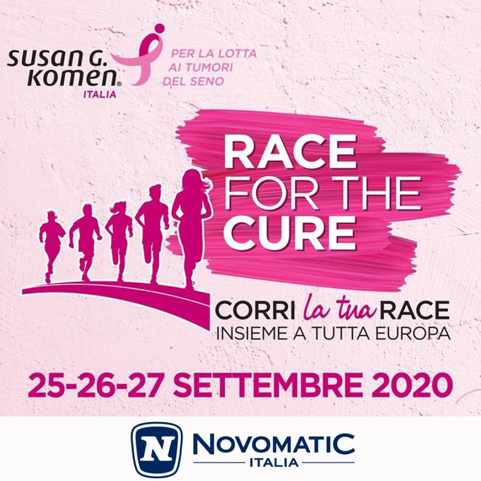  NOVOMATIC Italia apoya la lucha contra el cáncer de mama y participará en el evento 'Race for the Cure'