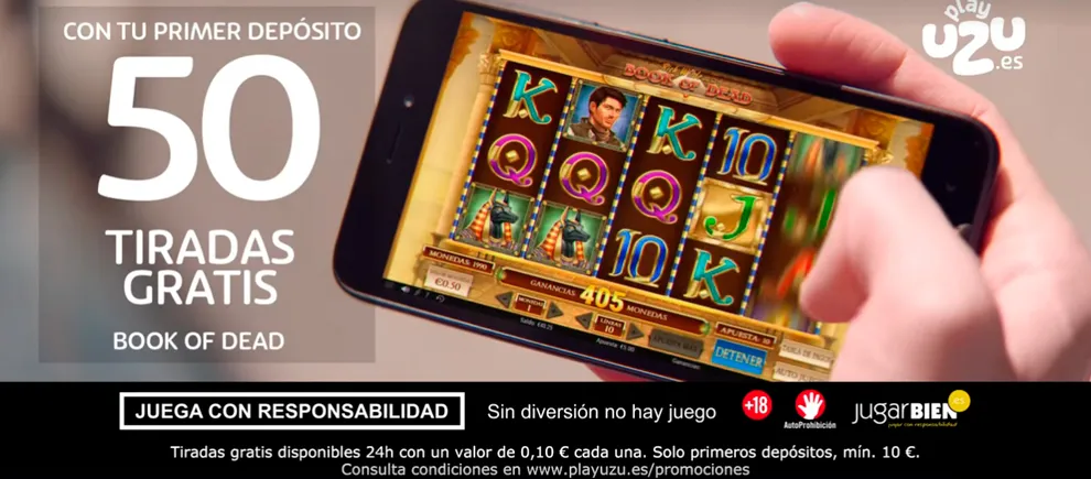 PlayUZU se promociona como la web de juego online con dinero real y juego real para mayores de edad (Vídeo)