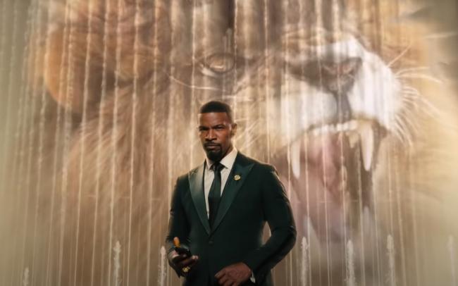 Jamie Foxx's announcement at the BetMGM betting starter: PURE GLAMOR !!!