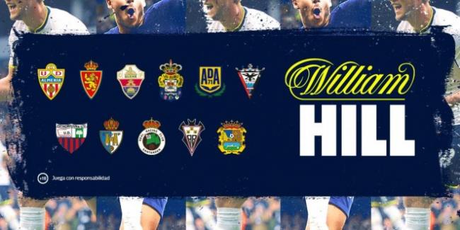 William Hill amplía sus patrocinios deportivos en España, de 13 a 22 clubes