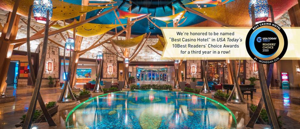 Mohegan Sun, the Best Casino Hotel by USA TODAY 10Best