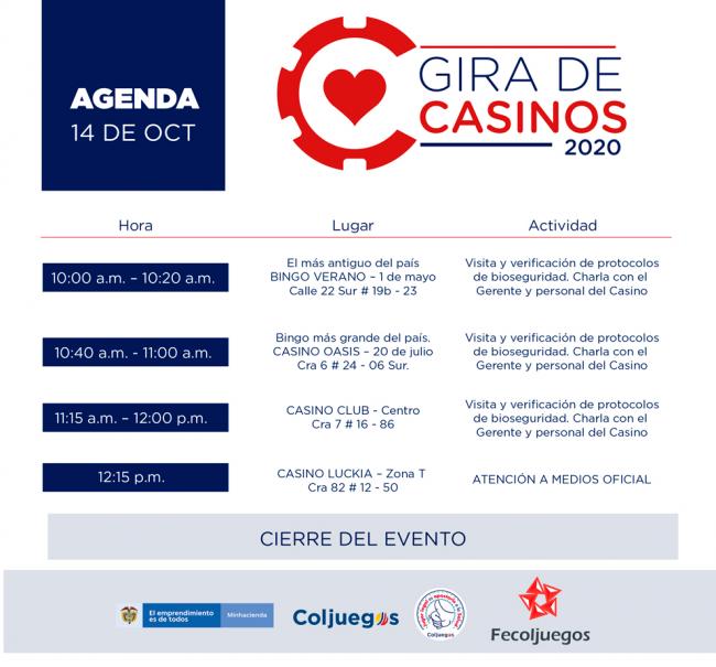  El Casino Luckia, anfitrión de la rueda de prensa de las asociaciones colombianas para mostrar los protocolos anti-Covid