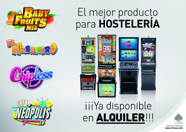 R FRANCO presenta... 
'EL MEJOR PRODUCTO PARA HOSTELERIA'... ¡YA DISPONIBLE EN ALQUILER!