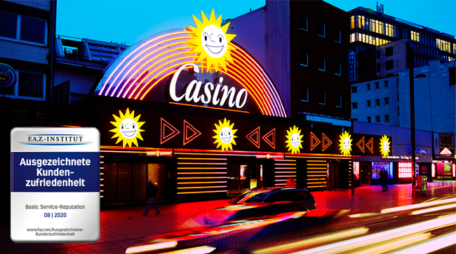 MERKUR Casino, de nuevo reconocido como el número uno en satisfacción del cliente