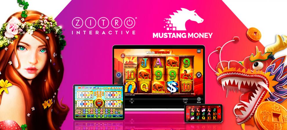 MUSTANG MONEY incorpora los juegos de ZITRO a la oferta de su casino online