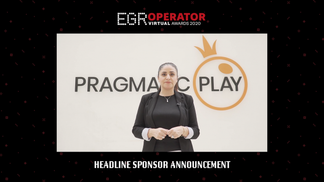 PRAGMATIC PLAY: PATROCINADOR PRINCIPAL DE LOS PREMIOS EGR DE OPERADORES 2020
