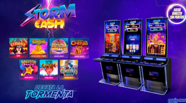 STORM CASH de UNIDESA ////
UN JUEGO PARA CADA JUGADOR