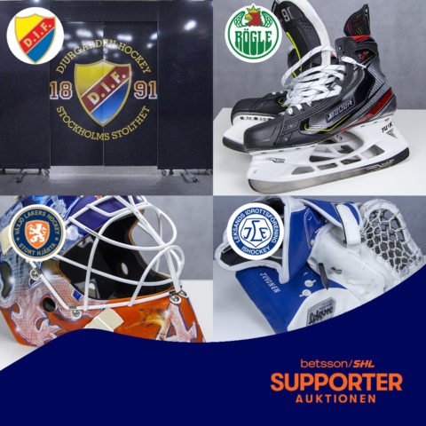  BETSSON launched a charity auction in support of the Swedish Hockey League