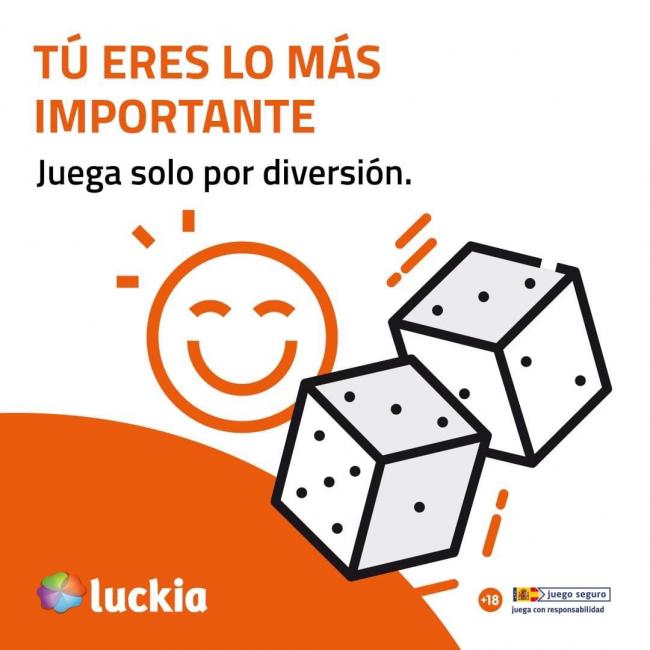  LUCKIA se vuelca en mensajes que promueven la protección de sus clientes y el juego responsable (Fotos)