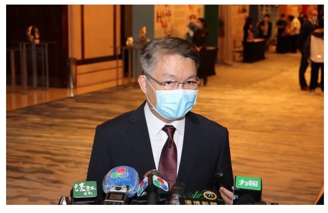 Lei Wai Nong, Macau's Secretary of Economy and Finance