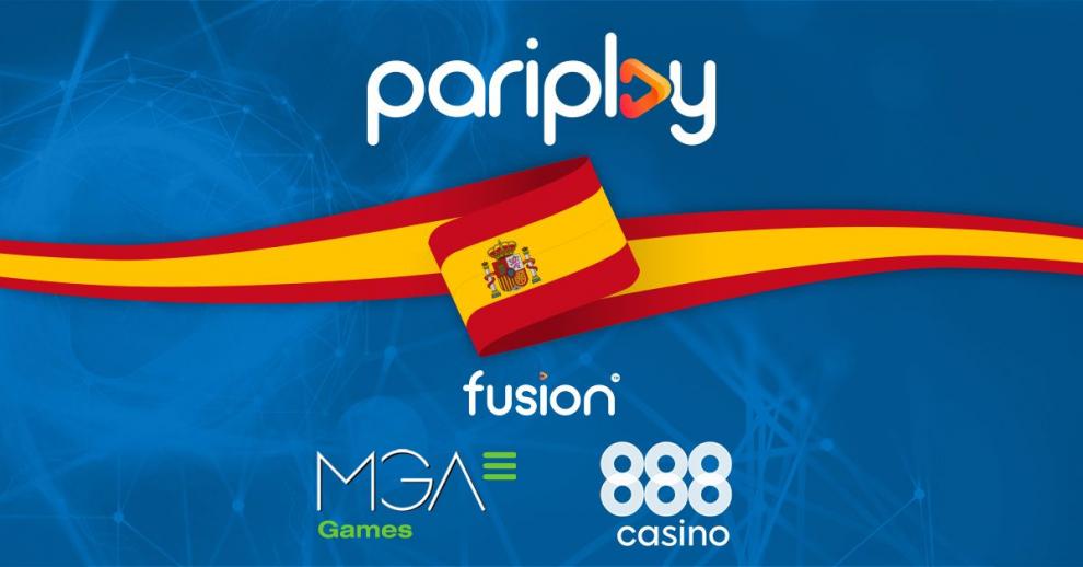 Pariplay llega al mercado español con su plataforma Fusion™ en alianza con 888casino y MGA Games