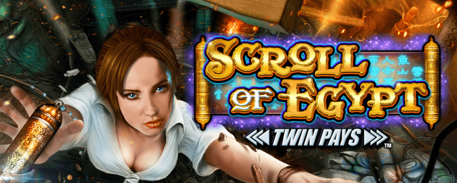 INSPIRED launches scroll ol Egypt, an ancient Egyptian themed game 