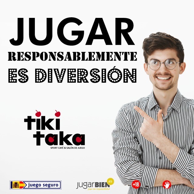 Bien por los Salones TIKI TAKA, siempre innovadores en Juego Responsable