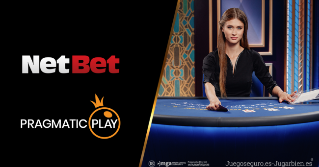 NETBET incorpora INCORPORA JUEGOS DE PRAGMATIC PLAY CON CRUPIERES EN DIRECTO