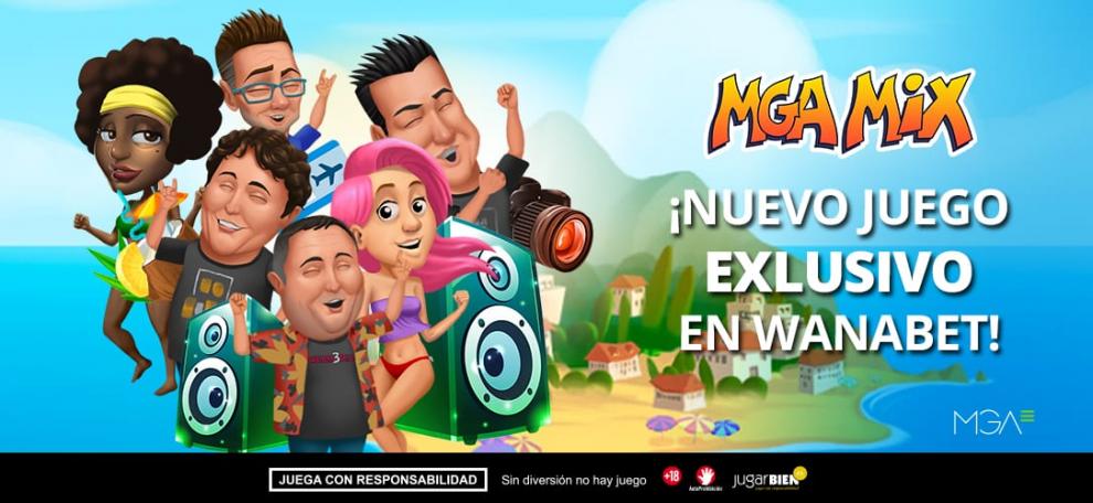 R Franco estrena en Wanabet y en exclusiva MGA Mix, la nueva slot CAÑERA de MGA Games