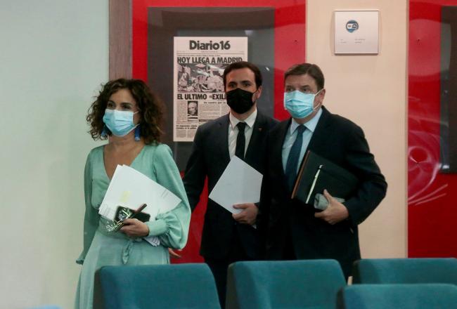 VÍDEO: El extracto de la intervención de Alberto Garzón en la rueda de prensa posterior al Consejo de Ministros