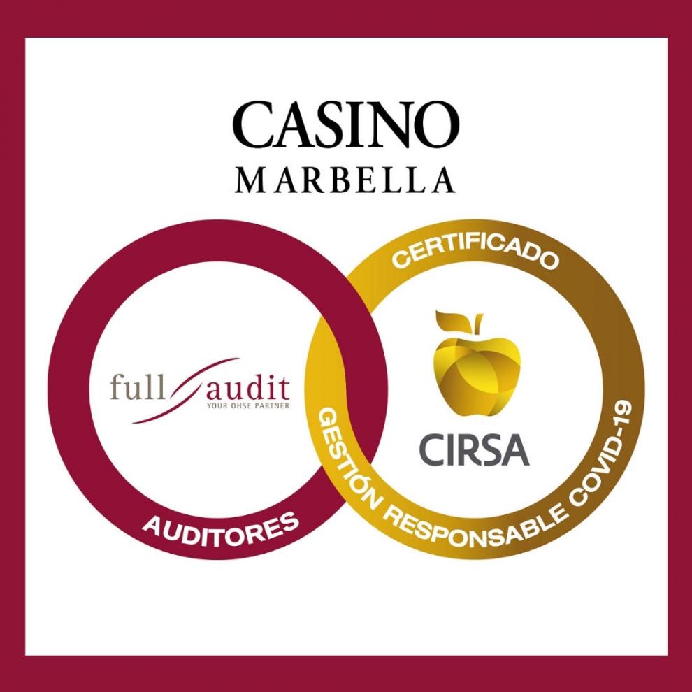 Casino Marbella ya presume de su estricto protocolo avalado por el sello de gestión responsable Covid-19