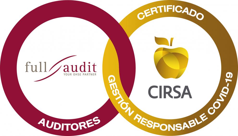 GRUPO CIRSA consigue el CERTIFICADO FULL AUDIT por sus protocolos frente a la Covid-19