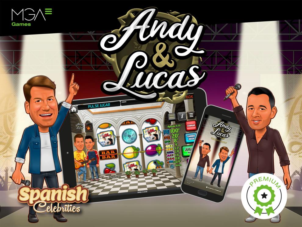 MGA Games lanza al mercado su última slot del año: Andy & Lucas (Vídeo)
