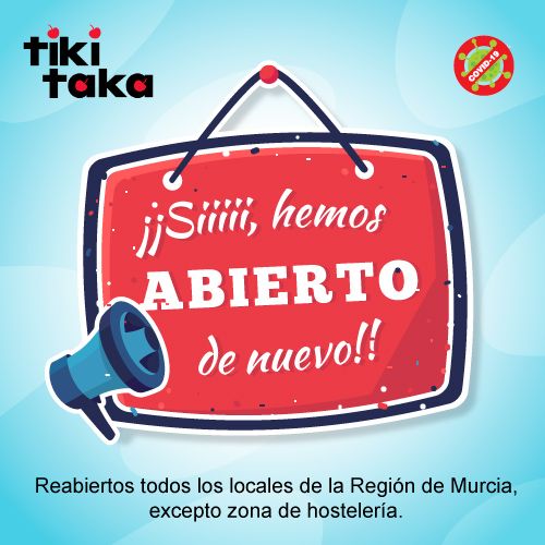 Tikitaka celebra la reapertura de todos sus locales