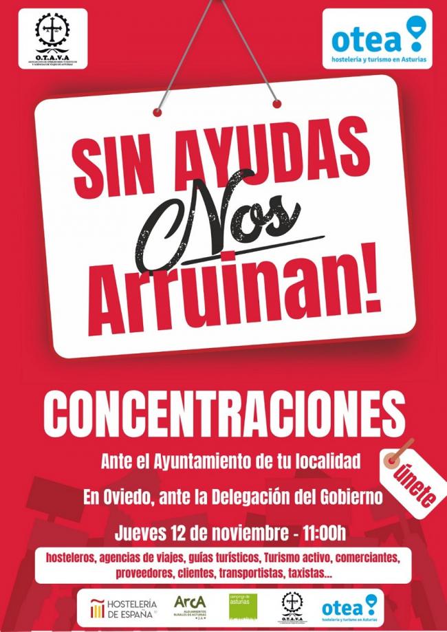 Hoy, gran movilización en Asturias