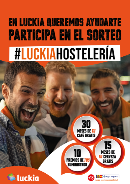 La Hostelería tendrá un mes de suministros gratis gracias a LUCKIA