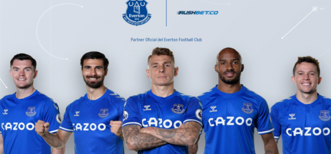 Rushbet.co primer socio comercial en Colombia del Everton Football