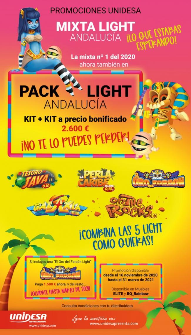 Reactive su parque de Hostelería con UNIDESA: más sobre El ORO del FARAON y el PACK ORO LIGHT 
