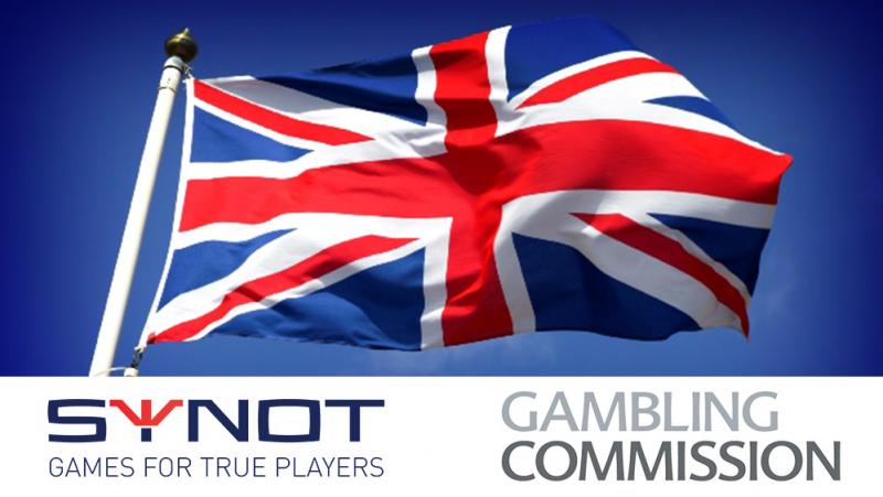  SYNOT GAMES obtuvo la licencia como proveedor de juegos en el Reino Unido