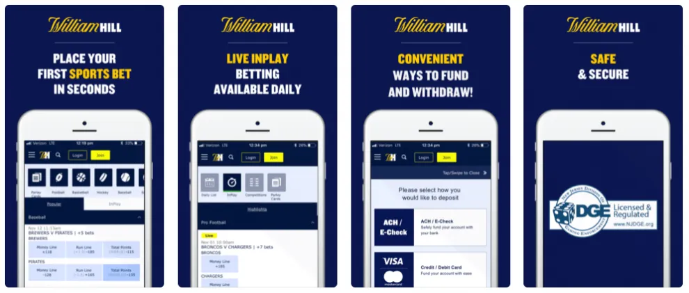 William Hill launches its mobile app in Washington D.C.