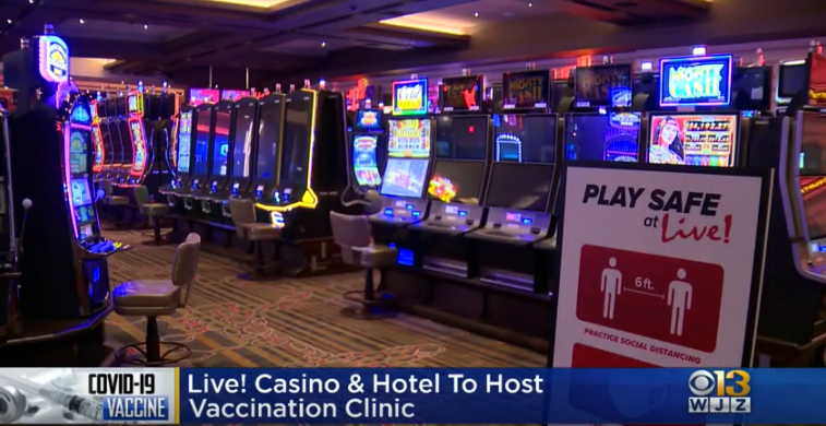 Casinos de Estados Unidos comienzan a ser centros de vacunación (vídeo)