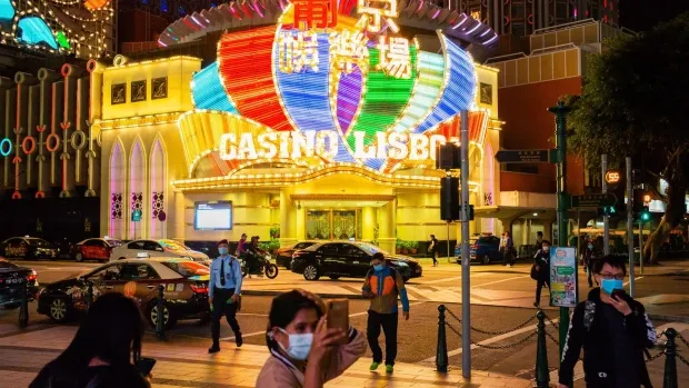 Casinos de Macao tuvieron una caída del 79% en sus ingresos del 2020