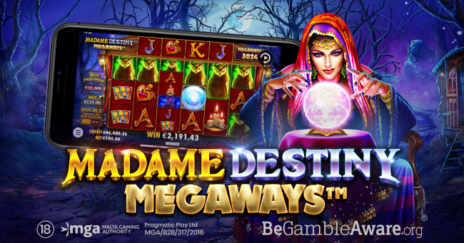 PRAGMATIC PLAY presenta su nueva entrega de la aventura mística MADAME DESTINY MEGAWAYS ™