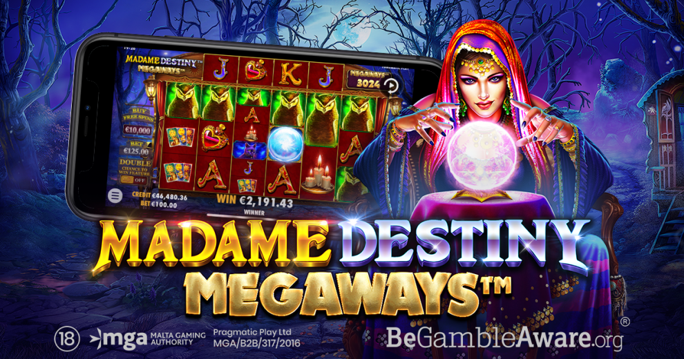 PRAGMATIC PLAY presents its new installment of the mystical adventure MADAME DESTINY MEGAWAYS ™