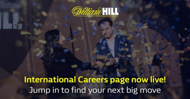  William Hill International presents its new exclusive website for its job offers