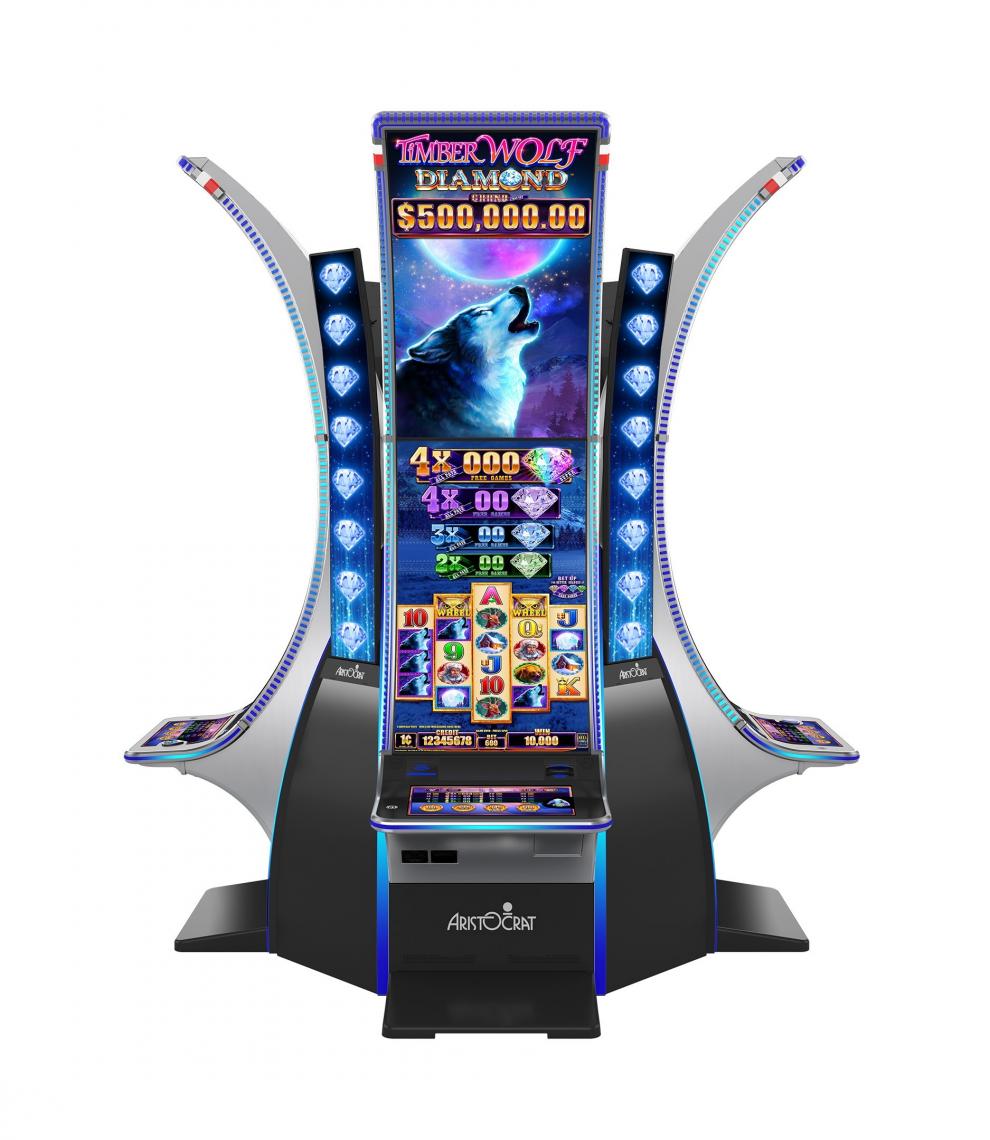 Aristocrat Technologies, Inc.’s new Timber Wolf Diamond™ slot game makes its world premiere January 28 at Mohegan Sun. Timber Wolf Diamond is an all-new version of the player-favorite Timber Wolf™ from Aristocrat Gaming™ and is the latest evolution of one
