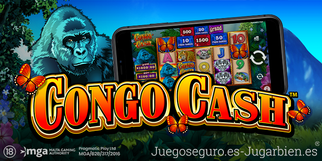 La aventura más salvaje la trae PRAGMATIC PLAY 
CONGO CASH