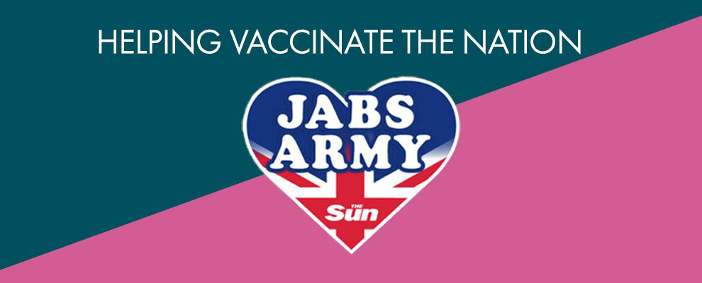 The Rank Group apoya la campaña Jabs Army para la vacunación masiva en el Reino Unido