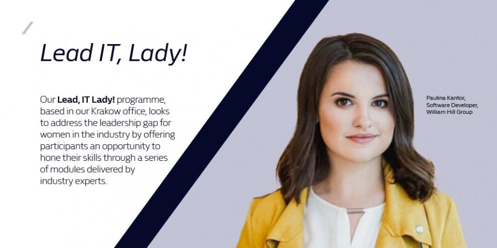 William Hill develops the Lead, IT Lady mentoring program for the promotion of future women leaders in the field of technology